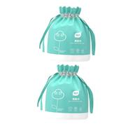 CALLARON Salviette Struccanti Monouso Per Viso 2 Pezzi 40 Pezzi Ciascuno in Cotone Morbido, Asciugamani Bagnati e Asciutti Per La Pulizia Del Viso, Uso Pratico Per Viaggi e Attività All’aperto