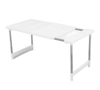 CALLARON Scaffale di Stoccaggio Estensibile in Metallo per Cucina, Supporto Porta Elettrodomestici e Forno, Organizer Multifunzionale Sottolavello per Spazio di Archiviazione Espandibile