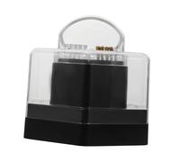 CALLARON Scatola scatola di immagazzinaggio della testa di macinazione manicure trapano per unghie kit valigetta portautensili per unghie custodia AbS Black