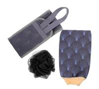 CALLARON Scrubber Per Schiena Guanto Esfoliante Per Palla Da Bagno Schiumogena Asciugamano Da Bagno Double-face Strumenti Per Pulizia