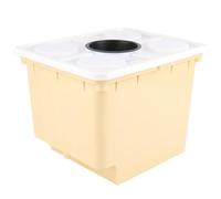 CALLARON Secchio Acidi Resistente in Beige Suolo Coltivazione e Pp Fuori ad Alte Temperature Design Semplice Cultura per Piante Verdi e Fiori in Coltura Senza Terra
