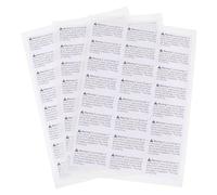 CALLARON Segnale di Soffocamento 1000 Etichette Autoadesive Resistenti all'Acqua per Imballaggio Etichette di Avvertimento per Sacchetti Plastici per Prevenzione per Ragazzo Ragazza