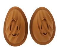 CALLARON Set 2 Stampi in Silicone per Dolci Pasquali, Forma Uovo di Cioccolato 6 Pollici, Antiaderenti e Facili da Sformare, Adatti per Biscotti e Mousse, Uso Cucina e Regalo Creativo