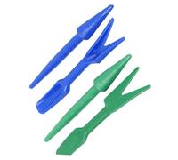 CALLARON Set 2 Utensili da Giardinaggio in Plastica per Piantine e Talee, Funzione fare Buchi nel Compost, Facile da Usare in Serra per Trapianto Rapido Colore Casuale