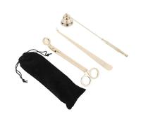 CALLARON Set 3 Pezzi Estintore per Candele in Acciaio Inossidabile con Design Ergonomico e Custodia, la Manutenzione degli Stoppini delle Candele