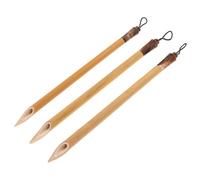 CALLARON Set 3 Pezzi Penne Calligrafiche in Bambù Leggere Punta Piatta Vintage per Calligrafia Tradizionale e Attività DIY Artistiche