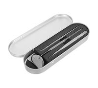CALLARON Set 3 Pezzi Strumenti per Estensione Ciglia in Acciaio Inox, Pinzette per Ciglia Specchio e Bastoncino, Accessori Professionali per Salone di Bellezza e Make-up Occhi per Donna