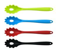 CALLARON Set 4 Pezzi Colini per Pasta in Silicone Leggero e Portatile, Accessori da Cucina per Uso Domestico e Ristorante Colore Casuale
