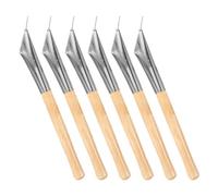 CALLARON Set 6 Penne Batik in Acciaio Inox per Ceramica, Strumento Multifunzionale per Incisione, Scultura e Pittura su Argilla, Accessorio Creativo per Scuole e Studi Artistici