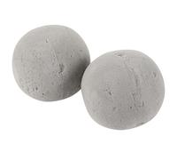 CALLARON Set da 2 Blocchi Fioristi Sferici 9 Cm in Schiuma Assorbente per Composizioni Floreali, Strumenti per Disposizione Fiori e Fango per Fiori Secchi, Adatti a Giardinaggio