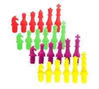CALLARON Set di 6 Tappi per Vino a Forma di Scacchi in Silicone Riutilizzabili Preservano Bottiglie Aperte Colore Casuale e Adatti a Diversi Tipi di Bottiglie, per Uso Domestico