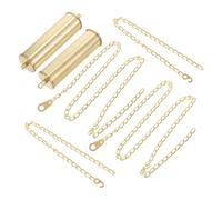 CALLARON Set Peso Catena Ferro per Orologio da Parete da Terra Accessori Meccanismo Orologio Ganci e Catena 2 M Sostituzione Decorativo in Ferro