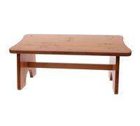 CALLARON Sgabello Da Toilette Sgabello Comodo Ergonomico Sgabello a Gradino Del Gabinetto Vasino Fare Un Passo Gradino Della Toilette Pieghevole Rimovibile Passi Sgabelli Bagno Bambù Bianca