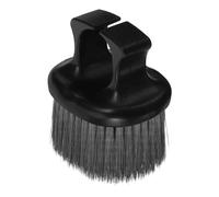 CALLARON Spazzola Da Barbiere Per Collo Anello, Spolverino Per Chioma Professionale Per Salone e Uso Personale, Spazzola Per La Pulizia Dopo Taglio Chioma, Accessorio Barberia Nero