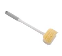CALLARON Spazzola per la pulizia dei piedi in plastico con manico lungo, setole morbide e rigide, per home spa e doccia, rimozione delle cellule morte e pulizia tra le dita dei piedi