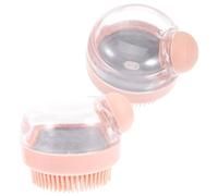 CALLARON Spazzola per Lavare i Capelli Multifunzione Massaggiatore per Cute, Materiale Pp Ps Tpr, Facile da Tenere, per Uso Quotidiano, Rosa