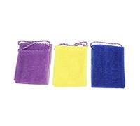 CALLARON Spazzola Posteriore per Doccia Esfoliante 3 Pezzi Rete Schiumogena, Lavaggio Esfoliante Schiena per Uomo e Donna, Massaggio Corpo e Pulizia Profonda in Bagno e Doccia