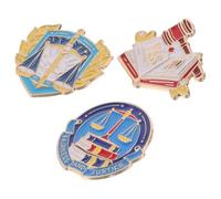 CALLARON Spille da Avvocato Set 3 Pezzi Bilancia della Giustizia Martelletto e Libri di Diritto Accessori per Studenti di Giurisprudenza e Professionisti Decorazioni Eleganti per Studio