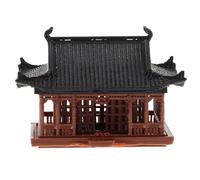 CALLARON Statua Pagoda Cinese in Miniatura per Micro Paesaggio Zen, Decorazione da Giardino Bonsai e Terrario, Padiglione Cinese da Tavolo 6x4,5 Cm per Casa e Ufficio