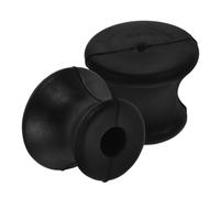 CALLARON Supporto per Diapason in Gomma Nero 2 Pezzi, Facile da Trasportare, Risonante Cristalli, per Terapia del Suono e Meditazione in Movimento