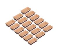 CALLARON Teglie in Carta Resistente al Calore 25 Pezzi, Mini per Plumcake a Forma di Barca Antigrasso, per Cottura e Presentazione Prodotti da Forno Fatti in Casa