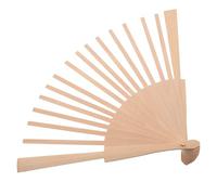 CALLARON Telaio per Ventaglio Pieghevole in Legno 16 Stecche da 23 CM per Ventilatore Portatile Fai da Te Elegante e Resistente