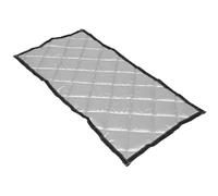 CALLARON Tenda Insonorizzante per Finestra, Tenda Oscurante Oxford Cotone Ispessito, Argento, Isolamento Termico e Riduzione del Rumore, 47x31 Pollici
