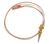 CALLARON Termocoppia per Bruciatore Gas Protezione Spegnimento Fiamma, Design di Precisione in Ceramica e Rame, Accessorio per Barbecue e Caminetto Oro