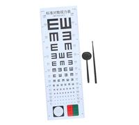CALLARON Test Visione Elettronico Con Chart Per Occhi Strumento Controllo Visivo Per Adatto Per Adulti e Ragazza Kit Con Occluder Test Myopia
