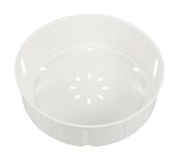 CALLARON Vaporiera da Cucina in Plastica Resistente, Cestello Impilabile per Cottura a Vapore Uniforme di Verdure e Riso, Accessorio per Cuociriso e Gnocchi, Supporto Fori Antiscivolo