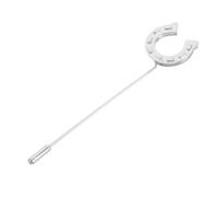CALLARON Vintage Horseshoe Brooch Pin For Women And Men Retro Lapel Accessory For Suits Cardigans Dresses And Wedding Bouquets Elegant Fashion Jewelry
