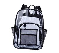 CALLARON Zaino Trasparente per Donna Realizzato in Policarbonato Zaino da Esterno Spallacci Regolabili Borsa Portaoggetti Portatile per Studenti Viaggi e Uso Quotidiano