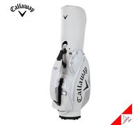 Callaway 2023 Nuovo EXIA Uomo Golf Caddie Cart Bag 9.5 pollici 4Way PU - Bianco