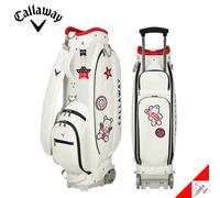 Callaway 2025 KALLY Borsa Caddie Donna con Ruote 9" 5Way PU PE Nuova - BIANCA