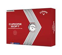 Callaway 642125912, Chrome Soft, Palline da Golf, Edizione 2022 Unisex Adulto, Bianco, M