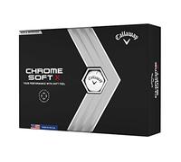 Callaway 642405912, Chrome Soft X, Palline da Golf, Edizione 2022 Unisex Adulto, Bianco, M-L