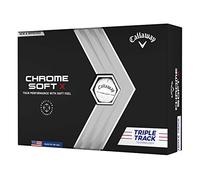Callaway 64240591280, Chrome Soft X, Palline da Golf, Edizione 2022 Unisex Adulto, Chiaro, L