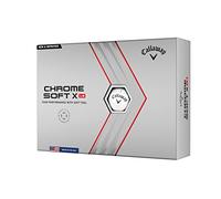 Callaway 643015912, Chrome Soft X LS, Palline da Golf, Edizione 2022 Unisex Adulto, Bianco, M