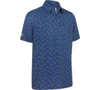 Callaway All-Over Large Chev Printed Mens Peacoat 3XL Polo