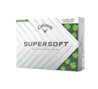 Callaway Palline da golf Supersoft 2025 Lucky - Confezione da 12, bianco