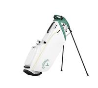 Callaway Borsa da golf Hyperlite Zero ultra leggera 2025, bianco/verde/oro