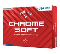Callaway Chrome Soft Tripla Traccia 360 Confezione da 12 pezzi, bianco