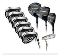 Callaway Edge 2024 - Set di mazze da golf da uomo, 10 pezzi, in acciaio, con flex regolare, per destrorsi