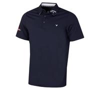 Callaway Emea SS Odyssey Bloc Polo, Peaccoat, XL Uomo