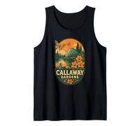 Callaway Gardens - Camicia da giardino con farfalle, motivo floreale Canotta
