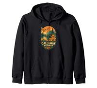 Callaway Gardens - Camicia da giardino con farfalle, motivo floreale Felpa con Cappuccio