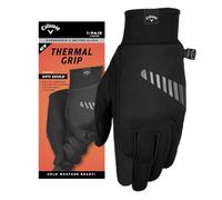 Callaway Gl Cg Thermal Grip 2pk M Blk 23, Guanti da Golf Uomo, Nero, M/L