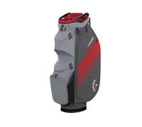 Callaway Golf Chase Cart Bag 2026, Acciaio Grafite/Rosso Fuoco
