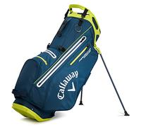Callaway Golf Fairway 14 HD Impermeabile Stand Bag (versione 2023), Navy/Flo. Giallo