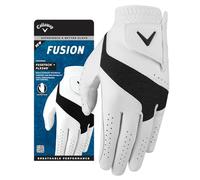 Callaway Golf Fusion Spann - Guanto da golf (indossato sulla mano sinistra, standard, M/L, bianco/antracite)